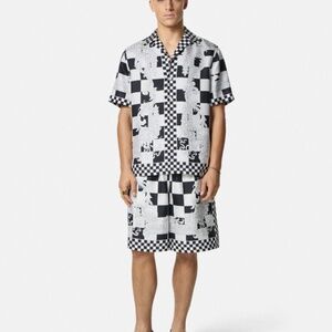 Set shirt and shorts Versace for men